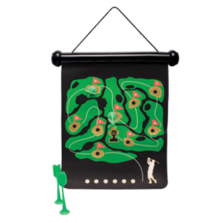 JUE003, Juego de dardos (golf), incluye 4 dardos color verde.