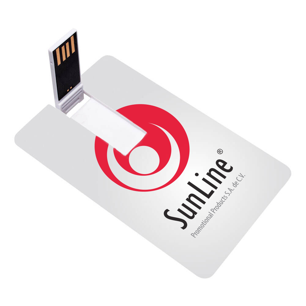 SLUSB025, Memoria USB en forma de tarjeta slim 8GB