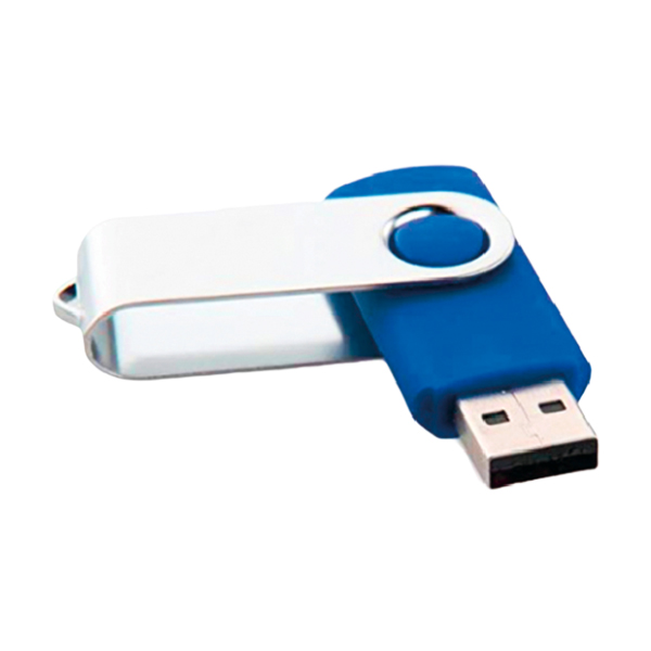 LD101-16GB, Memoria USB Giratoria con Clip Metálico