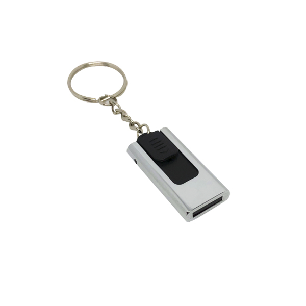 LD130-8GB, USB Retráctil Metálica con Plástico