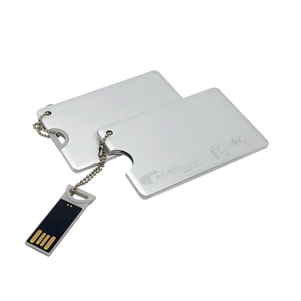 LD152TMET-32GB, USB Tarjeta Rectangular Metálica