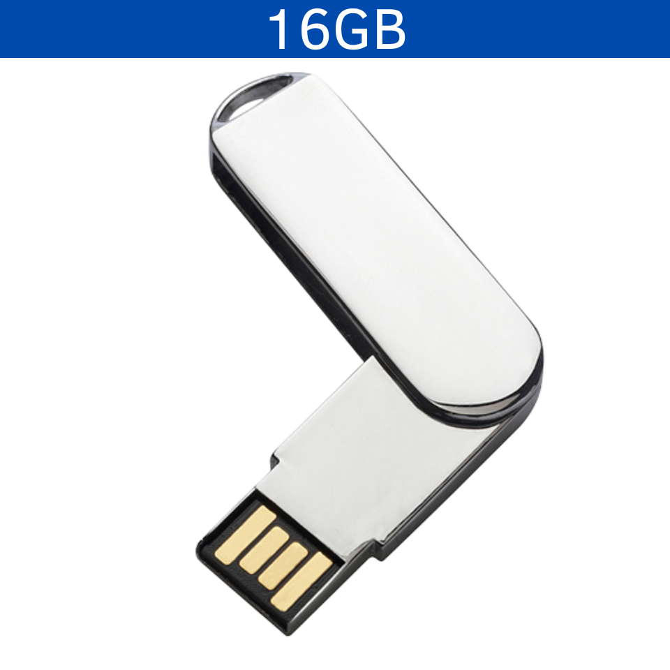 USB232, MEMORIA USB GIRATORIA METALICA