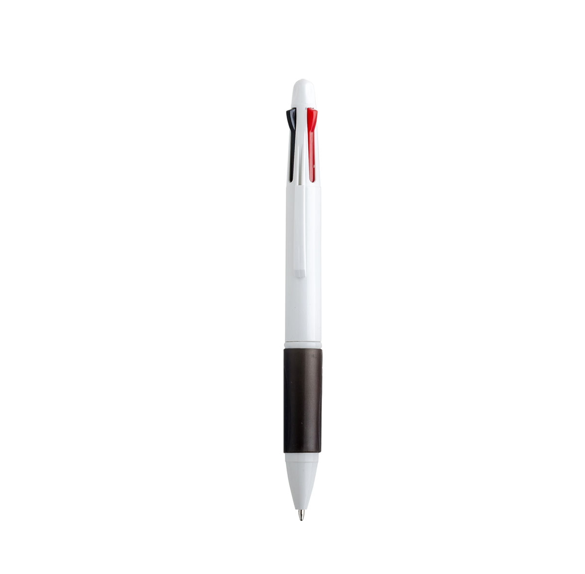 BP-5589, Bolí­grafo de plástico con 4 tintas: rojo, negro, azul y verde